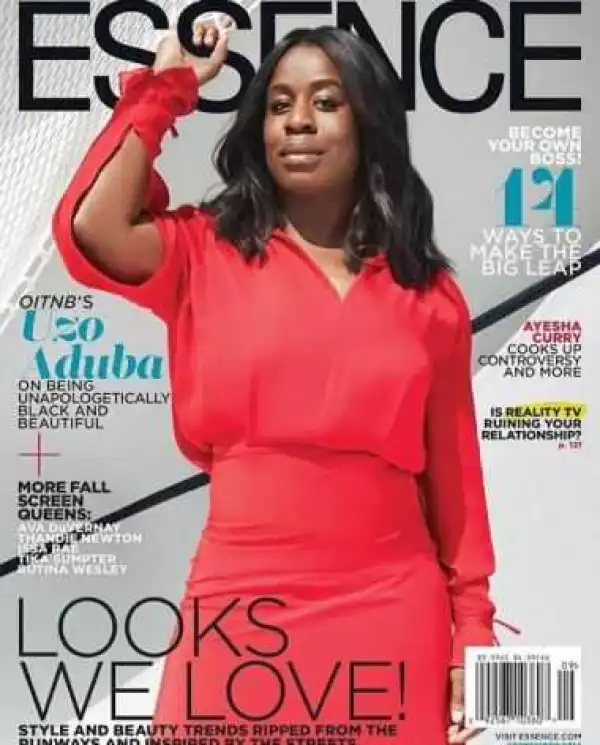 Nigerian/American Hollywood Actress Uzo Aduba Graces The Cover Of Essence Magazine